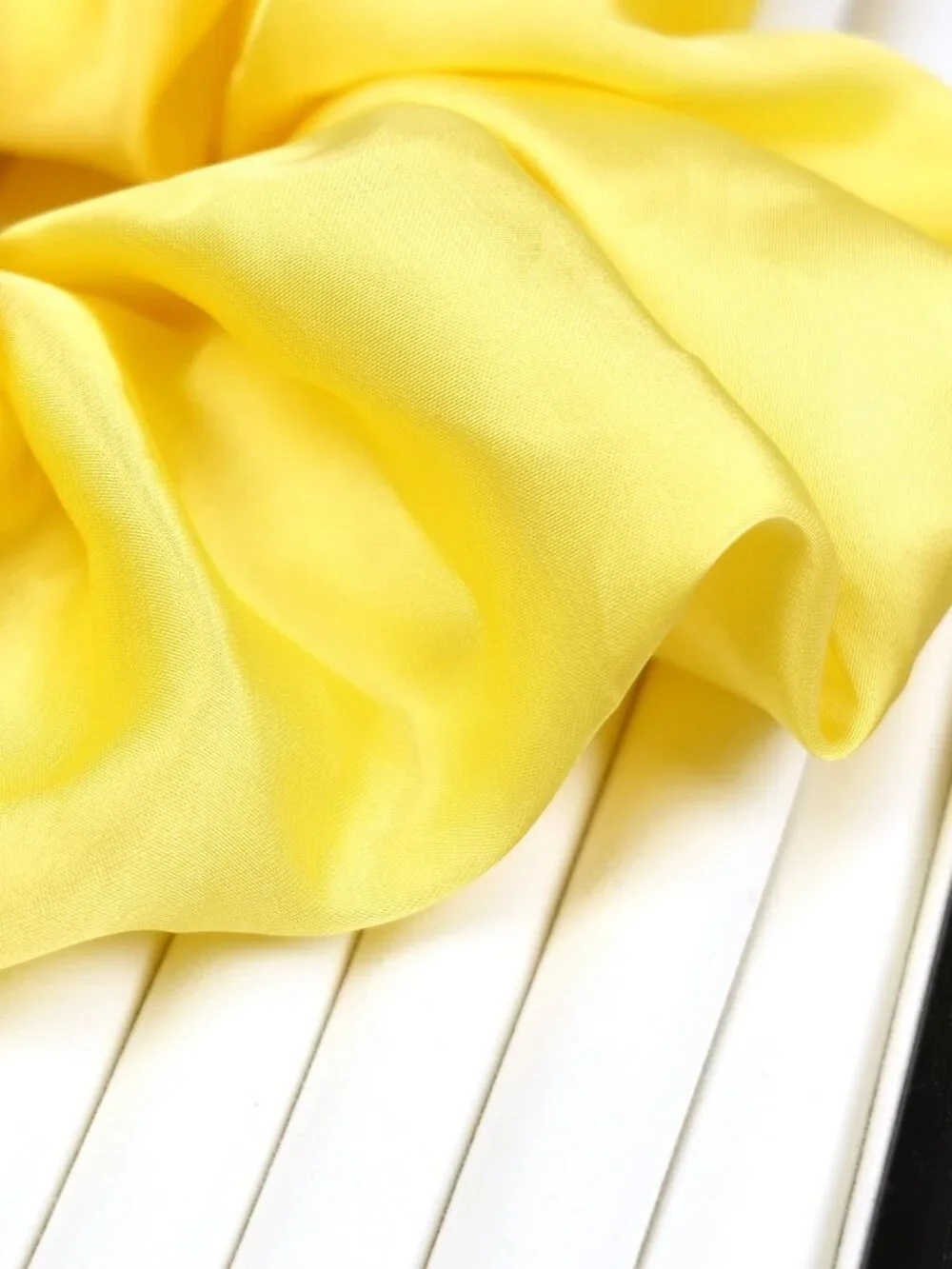 Oversized Satin Scrunchies for Women - 2 Pack Extra Large Hair Ties Accessories,